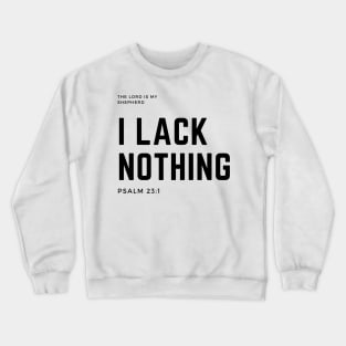 Psalm 23:1 Crewneck Sweatshirt